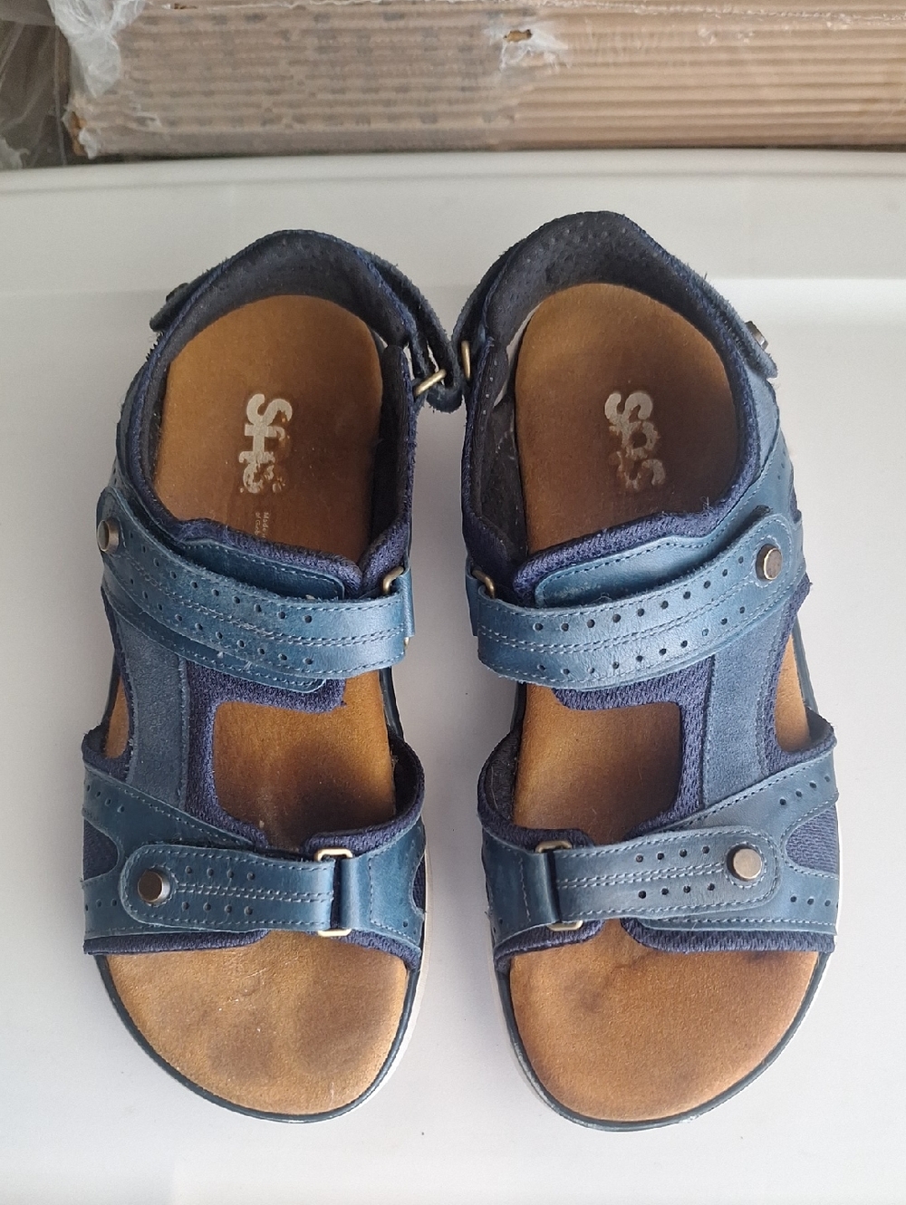 SAS Embark Leather Sport Womens Sandals Size 81/2 M
